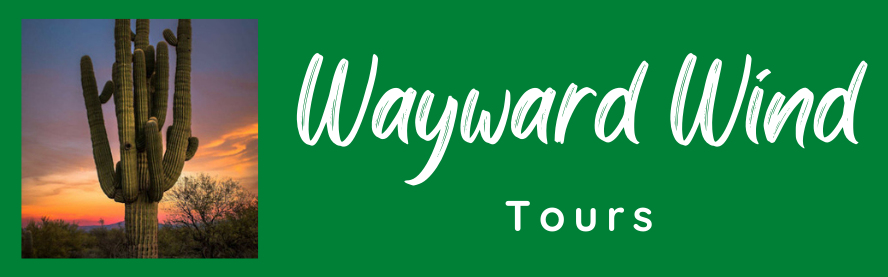 Wayward Wind Tours logo with Cactus Picture next to it